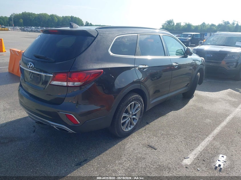 2017 Hyundai Santa fe VIN KM8SM4HF1HU177928 IAAI salvage auction — RIGHT FRONT, Clear (Indiana), sold $1,000 on 2026-07-29 (photo 4)