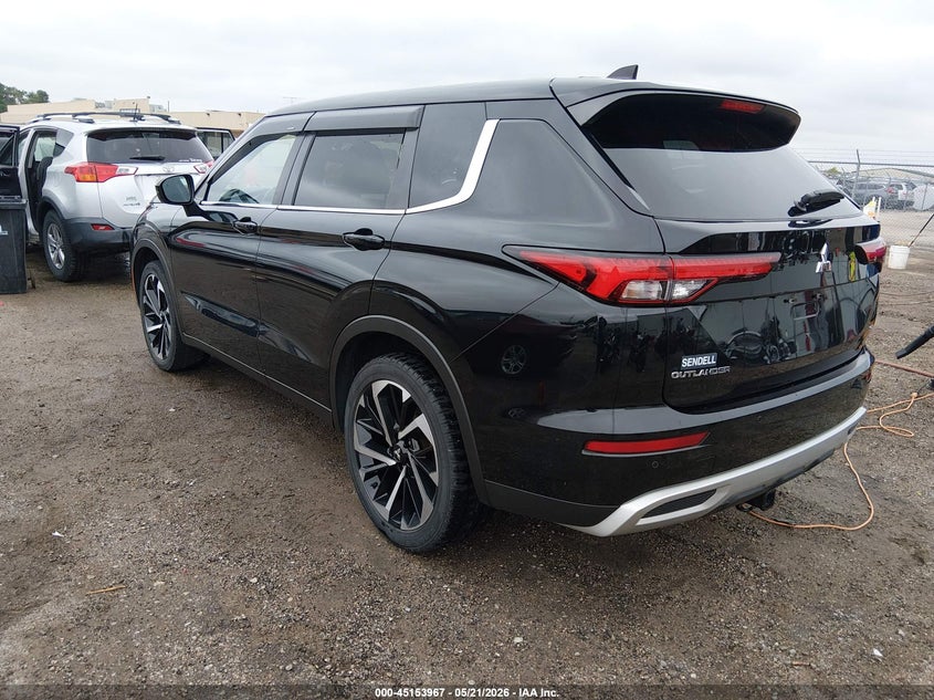2022 Mitsubishi Outlander VIN JA4J4UA82NZ051629 IAAI salvage auction — HAIL, Salvage (Kansas), sold $11,800 on 2026-07-17 (photo 3)