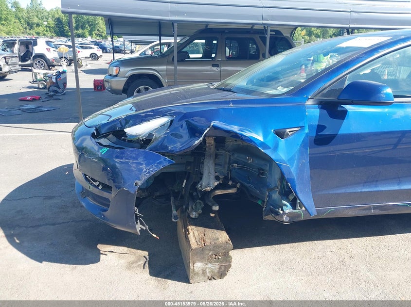 2021 Tesla Model 3 VIN 5YJ3E1EB4MF087794 IAAI salvage auction — LEFT FRONT, Salvage (Connecticut), sold $1,050 on 2026-07-30 (photo 6)