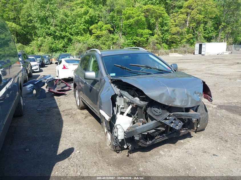 2013 Nissan Rogue VIN JN8AS5MVXDW136788 IAAI salvage auction — FRONT END, Salvage Title, sold $100 on 2026-07-07 (photo 1)