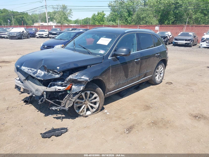 2017 Audi Q5 VIN WA1C2AFP1HA055526 IAAI salvage auction — FRONT & REAR, Salvage (Idaho), sold $225 on 2026-07-15 (photo 2)