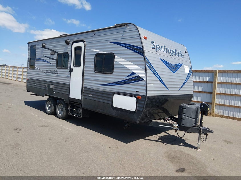 2018 Keystone rv Other VIN 4YDT20225J3154478 IAAI salvage auction — SIDE, Wait Title, sold $1,100 on 2026-09-29 (photo 1)