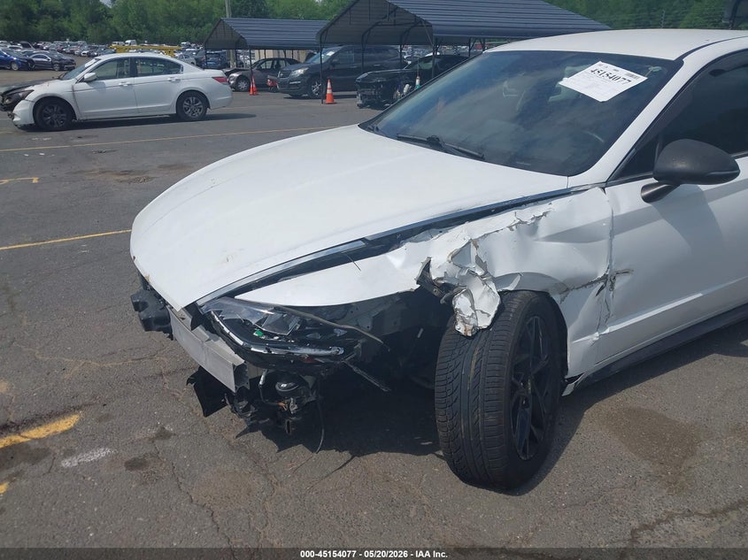 2020 Hyundai Sonata VIN 5NPEF4JA7LH000992 IAAI salvage auction — FRONT END, Salvage (Connecticut), sold $1,625 on 2026-07-16 (photo 6)