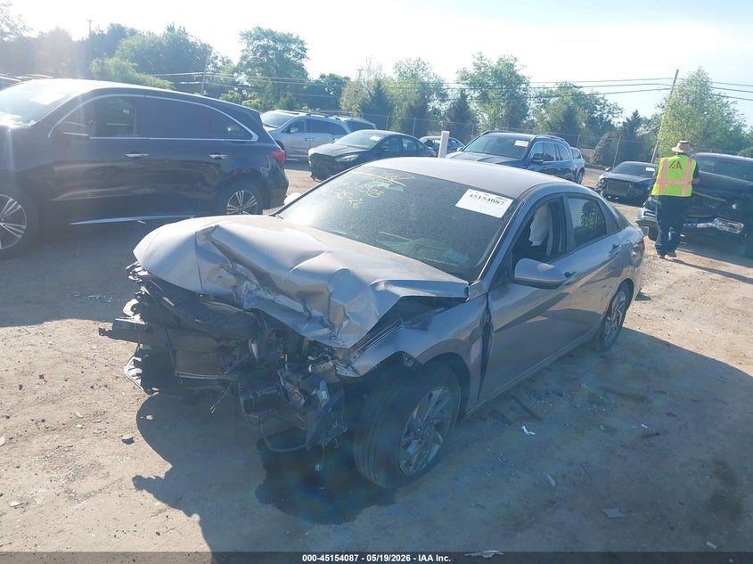 2024 Hyundai Elantra VIN KMHLM4DG4RU638303 IAAI salvage auction — FRONT END, Salvage (Virginia), sold $2,250 on 2026-07-14 (photo 2)