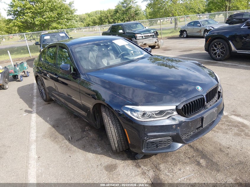 2018 BMW 5er VIN WBAJA7C58JWA71446 IAAI salvage auction — LEFT FRONT, Salvage (New Jersey), sold $6,100 on 2026-07-24 (photo 1)