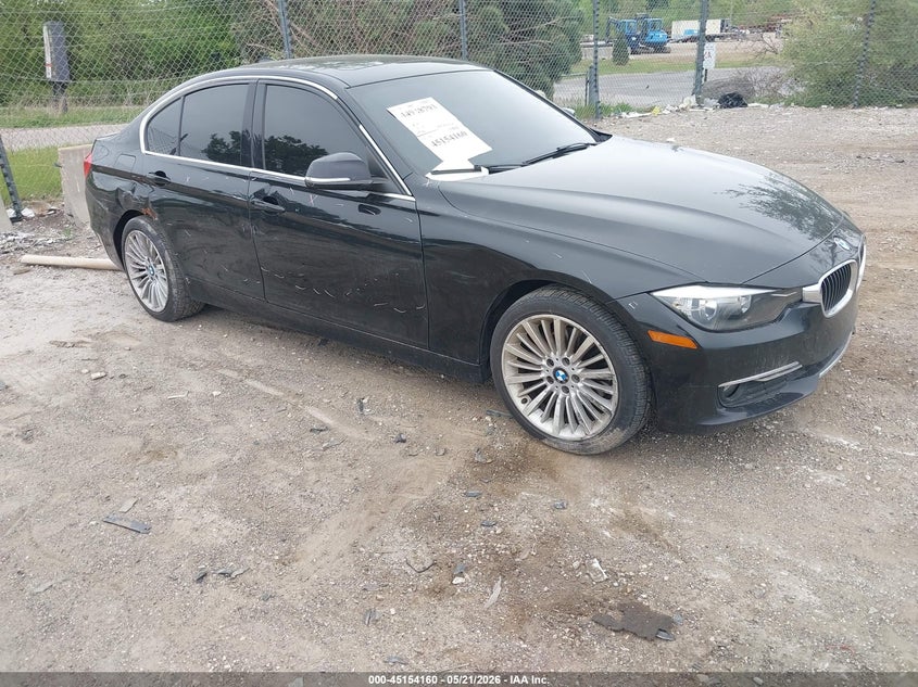 2015 BMW 3er VIN WBA3C3G59FNT52848 IAAI salvage auction — LEFT SIDE, Junk Bill Of Sale Mv2459 (Wisconsin), sold $1,200 on 2026-07-28 (photo 1)