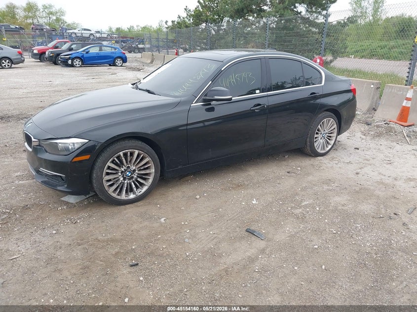 2015 BMW 3er VIN WBA3C3G59FNT52848 IAAI salvage auction — LEFT SIDE, Junk Bill Of Sale Mv2459 (Wisconsin), sold $1,200 on 2026-07-28 (photo 2)