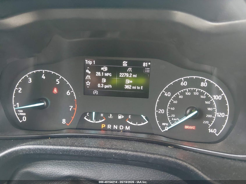 2020 Ford Transit connect VIN NM0GE9E27L1437519 IAAI salvage auction — NORMAL WEAR, Sf97 (North Carolina), sold $13,250 on 2026-07-16 (photo 7)