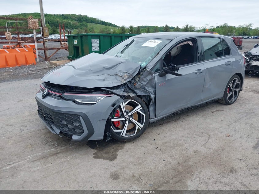 2026 Volkswagen Golf gti VIN WVWSE7CD3TW236127 IAAI salvage auction — FRONT & REAR, Salvage (Pennsylvania), sold $6,100 on 2026-07-08 (photo 2)
