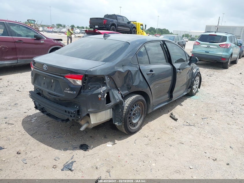 2023 Toyota Corolla VIN JTDBCMFE5P3024331 IAAI salvage auction — FRONT & REAR, Original (Texas), sold $4,850 on 2026-07-30 (photo 4)