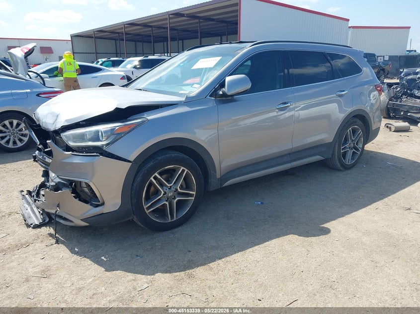 2017 Hyundai Santa fe VIN KM8SR4HF1HU180748 IAAI salvage auction — FRONT END, Original (Texas), sold $3,100 on 2026-07-07 (photo 2)