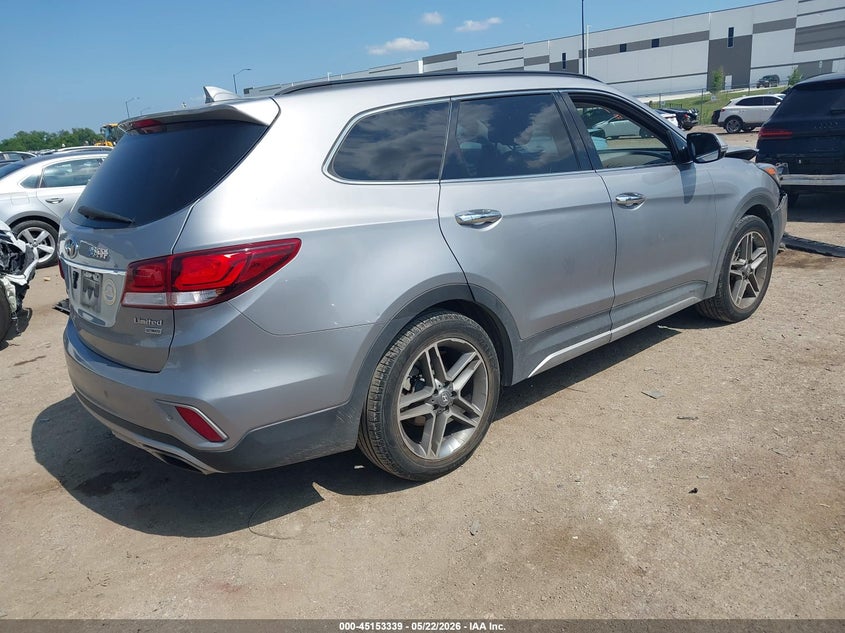 2017 Hyundai Santa fe VIN KM8SR4HF1HU180748 IAAI salvage auction — FRONT END, Original (Texas), sold $3,100 on 2026-07-07 (photo 4)