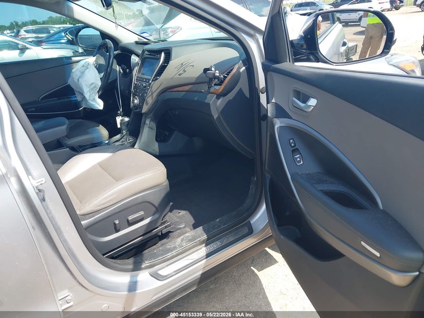 2017 Hyundai Santa fe VIN KM8SR4HF1HU180748 IAAI salvage auction — FRONT END, Original (Texas), sold $3,100 on 2026-07-07 (photo 5)