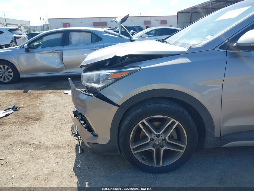 2017 Hyundai Santa fe VIN KM8SR4HF1HU180748 IAAI salvage auction — FRONT END, Original (Texas), sold $3,100 on 2026-07-07 (photo 6)