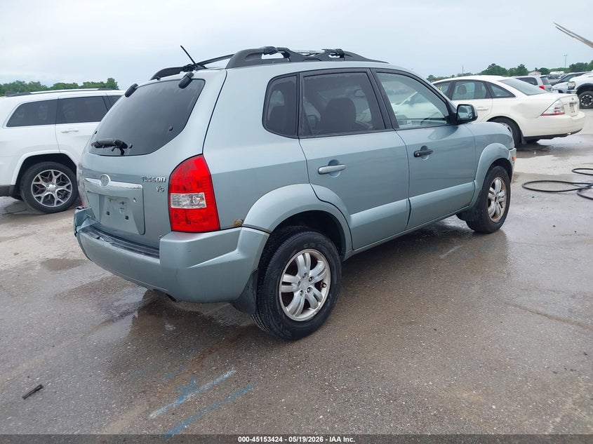 2006 Hyundai Tucson VIN KM8JN72D46U364448 IAAI salvage auction — NORMAL WEAR, Repossessed (Missouri), sold $200 on 2026-07-21 (photo 4)