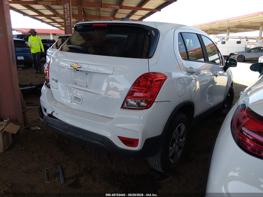 2018 Chevrolet Trax VIN KL7CJKSB3JB544175 IAAI salvage auction — LEFT REAR, Salvage (Arizona), sold $2,000 on 2026-07-28 (photo 4)