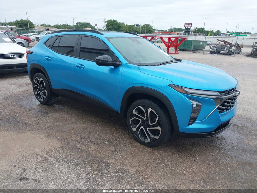 2025 Chevrolet Trax VIN KL77LJEP9SC088482 IAAI salvage auction — HAIL, Clear (Kansas), sold $10,300 on 2026-07-24 (photo 1)