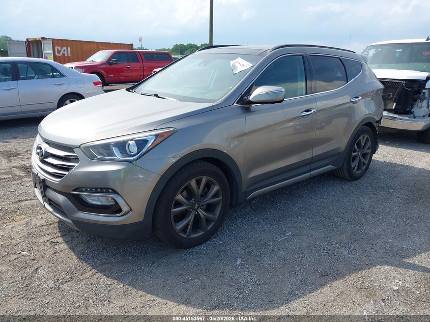 2017 Hyundai Santa fe VIN 5XYZWDLAXHG435583 IAAI salvage auction — REAR END, Salvage - Greater Than 75% (Maryland), sold $2,650 on 2026-07-27 (photo 2)