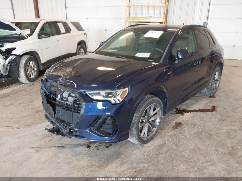 2024 Audi Q3 VIN WA1EECF38R1033940 IAAI salvage auction — FRONT END, Clear (Michigan), sold $10,100 on 2026-08-01 (photo 6)