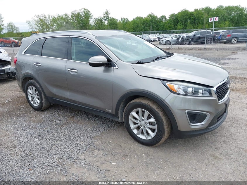 2017 Kia Sorento VIN 5XYPGDA38HG329528 IAAI salvage auction — SUSPENSION, Mv-907A (New York), sold $2,400 on 2026-07-14 (photo 1)