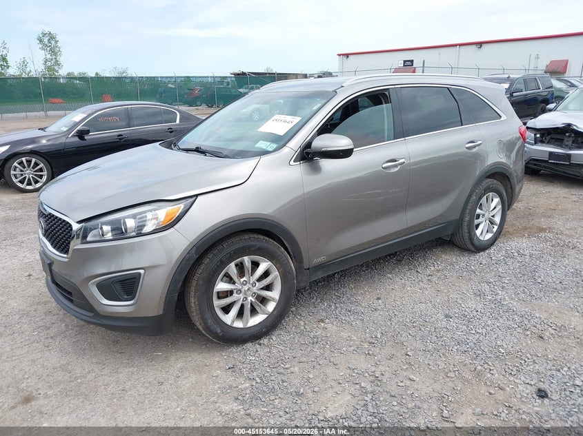 2017 Kia Sorento VIN 5XYPGDA38HG329528 IAAI salvage auction — SUSPENSION, Mv-907A (New York), sold $2,400 on 2026-07-14 (photo 2)