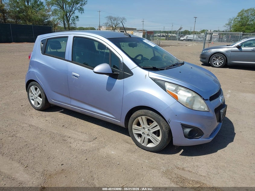 2014 Chevrolet Spark VIN KL8CB6S91EC523726 IAAI salvage auction — NORMAL WEAR, Clear (Indiana), sold $25 on 2026-07-28 (photo 1)