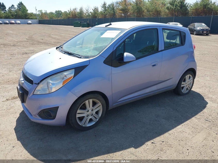 2014 Chevrolet Spark VIN KL8CB6S91EC523726 IAAI salvage auction — NORMAL WEAR, Clear (Indiana), sold $25 on 2026-07-28 (photo 2)