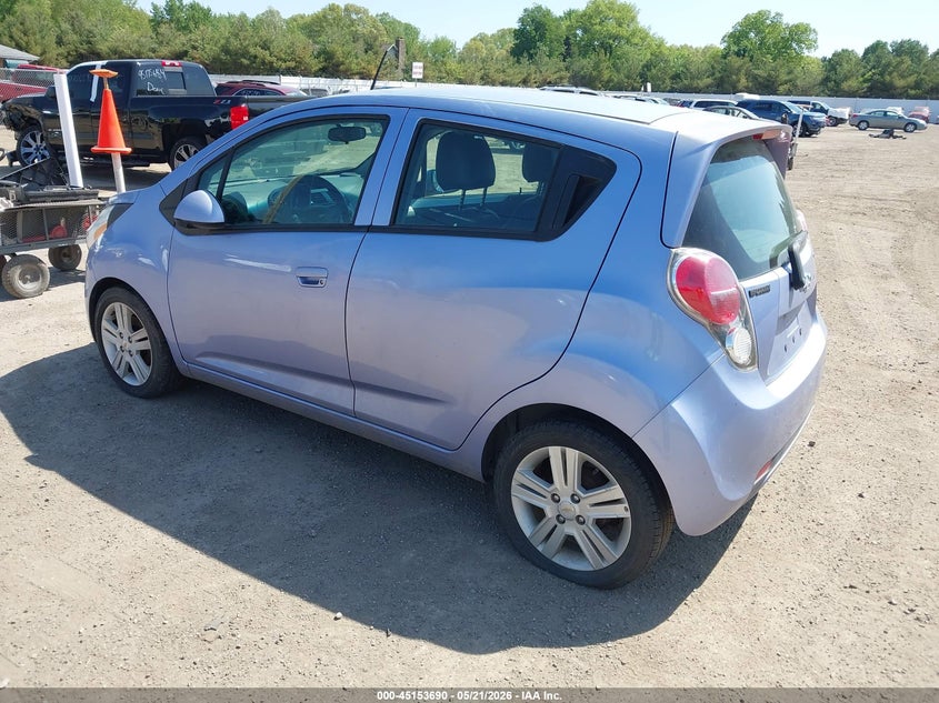 2014 Chevrolet Spark VIN KL8CB6S91EC523726 IAAI salvage auction — NORMAL WEAR, Clear (Indiana), sold $25 on 2026-07-28 (photo 3)