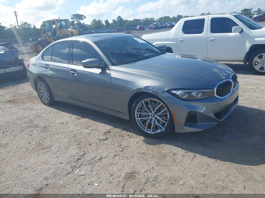 2023 BMW 3er VIN 3MW69FF02P8D00114 IAAI salvage auction — SIDE, Rebuildable (Florida), sold $16,050 on 2026-07-30 (photo 1)