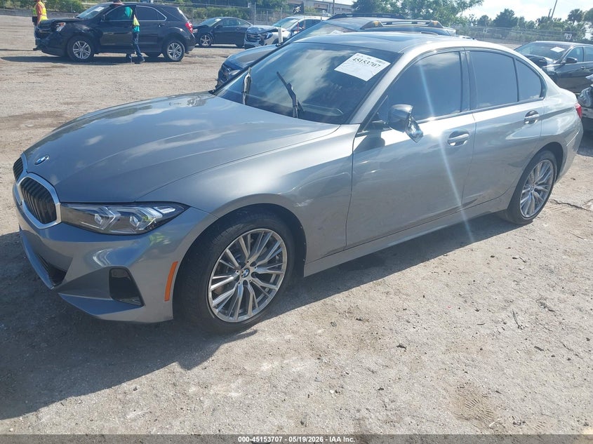 2023 BMW 3er VIN 3MW69FF02P8D00114 IAAI salvage auction — SIDE, Rebuildable (Florida), sold $16,050 on 2026-07-30 (photo 2)