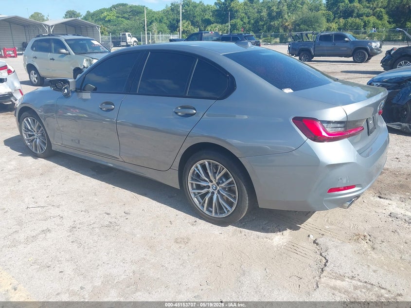 2023 BMW 3er VIN 3MW69FF02P8D00114 IAAI salvage auction — SIDE, Rebuildable (Florida), sold $16,050 on 2026-07-30 (photo 3)