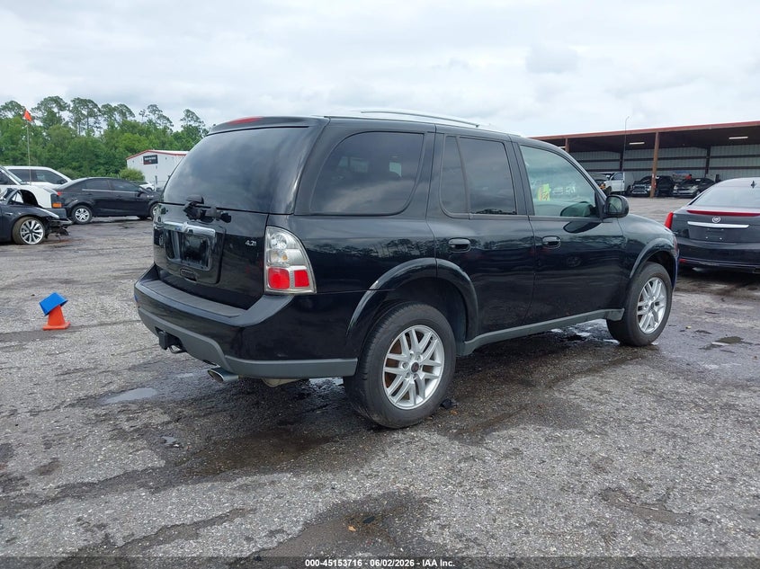 2007 Saab 9-7x VIN 5S3ET13S672800410 IAAI salvage auction — NORMAL WEAR, Clear (Florida), sold $375 on 2026-07-14 (photo 4)