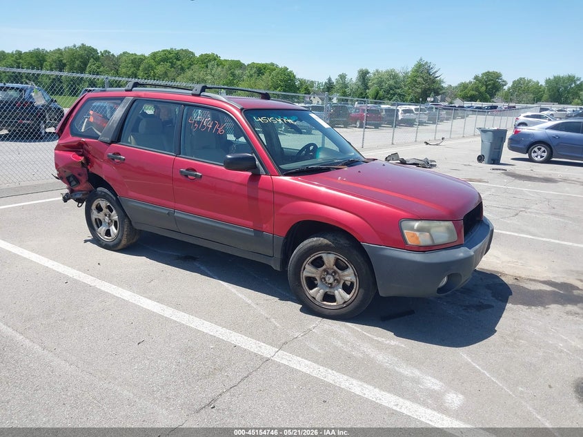 2004 Subaru Forester VIN JF1SG63654H745671 IAAI salvage auction — REAR END, Clear (Indiana), sold $25 on 2026-07-10 (photo 1)