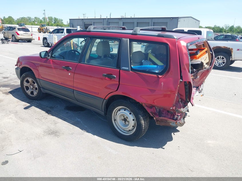 2004 Subaru Forester VIN JF1SG63654H745671 IAAI salvage auction — REAR END, Clear (Indiana), sold $25 on 2026-07-10 (photo 3)