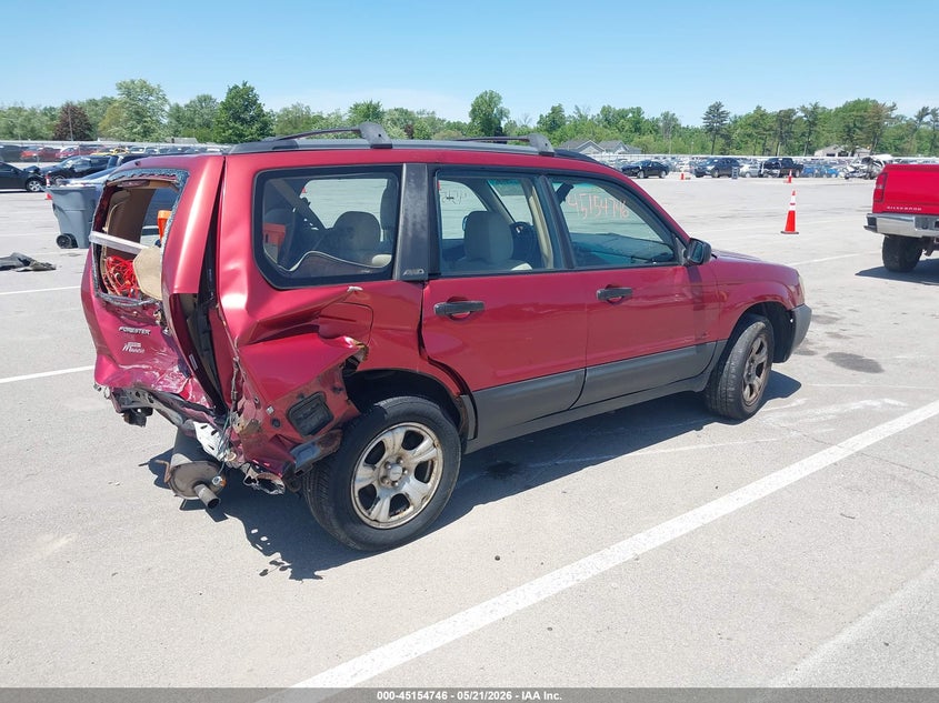 2004 Subaru Forester VIN JF1SG63654H745671 IAAI salvage auction — REAR END, Clear (Indiana), sold $25 on 2026-07-10 (photo 4)