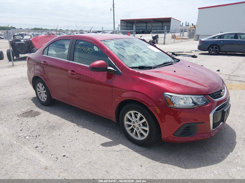 2018 Chevrolet SONIC VIN 1G1JD5SH1J4119283 IAAI salvage auction — REAR END, Salvage (Missouri), sold $825 on 2026-07-09 (photo 1)