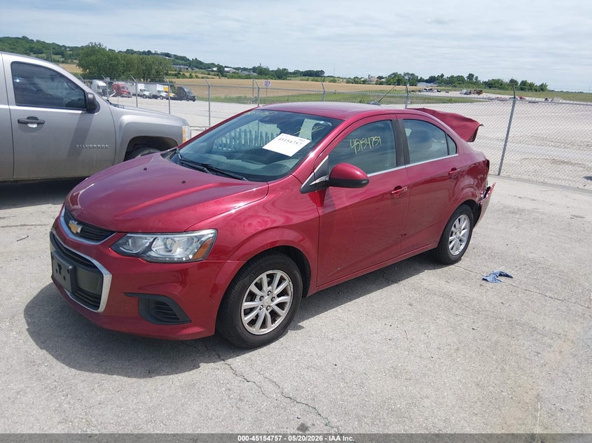 2018 Chevrolet SONIC VIN 1G1JD5SH1J4119283 IAAI salvage auction — REAR END, Salvage (Missouri), sold $825 on 2026-07-09 (photo 2)