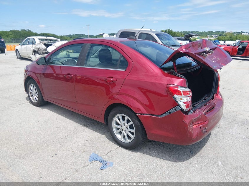 2018 Chevrolet SONIC VIN 1G1JD5SH1J4119283 IAAI salvage auction — REAR END, Salvage (Missouri), sold $825 on 2026-07-09 (photo 3)