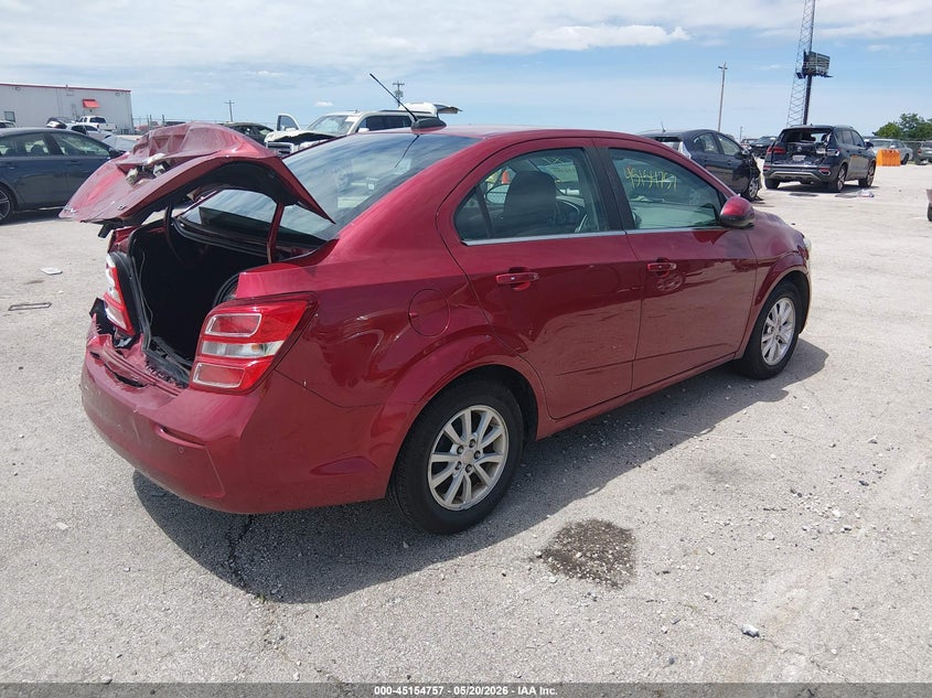 2018 Chevrolet SONIC VIN 1G1JD5SH1J4119283 IAAI salvage auction — REAR END, Salvage (Missouri), sold $825 on 2026-07-09 (photo 4)