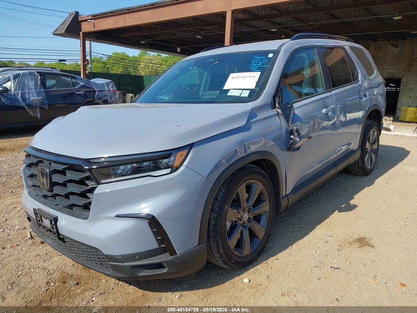 2025 Honda Pilot VIN 5FNYG1H38SB166659 IAAI salvage auction — FRONT END, Mv-907A (New York), sold $7,300 on 2026-07-28 (photo 2)