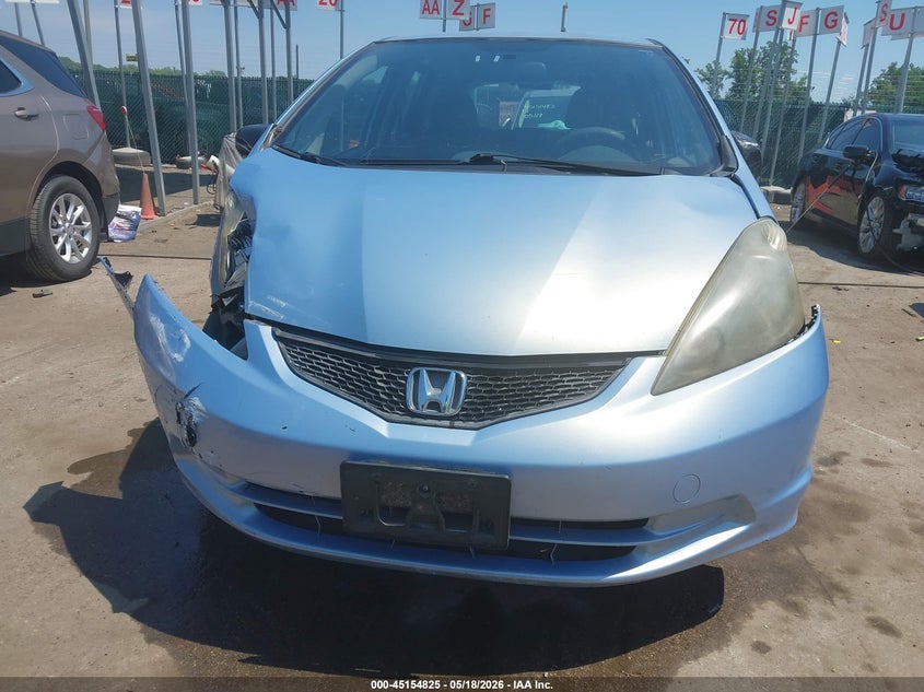 2010 Honda Fit VIN JHMGE8H29AC026650 IAAI salvage auction — FRONT END, Salvage - Greater Than 75% (Maryland), sold $500 on 2026-07-16 (photo 6)