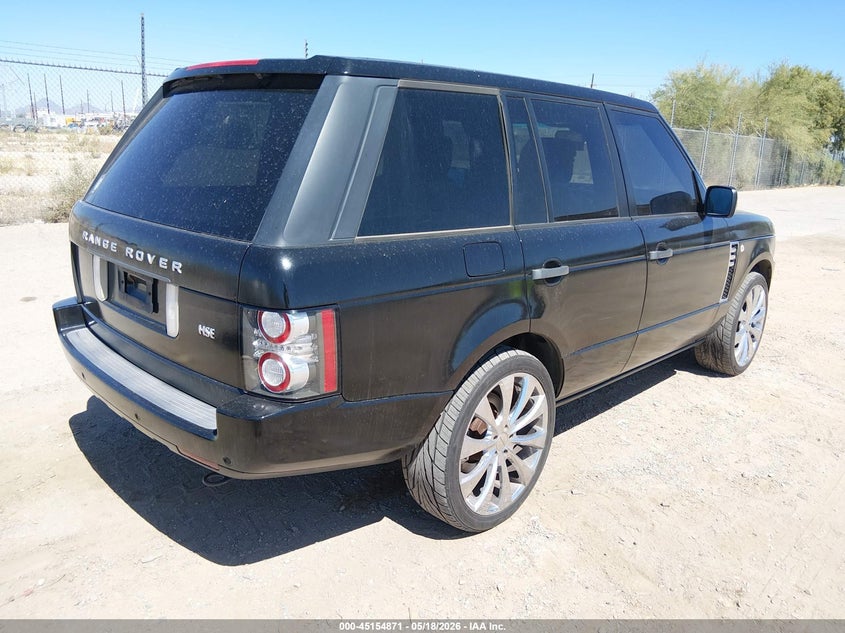 2011 Land rover RANGE ROVER VIN SALME1D41BA341550 IAAI salvage auction — SIDE, Clear (Arizona), sold $1,175 on 2026-07-09 (photo 4)