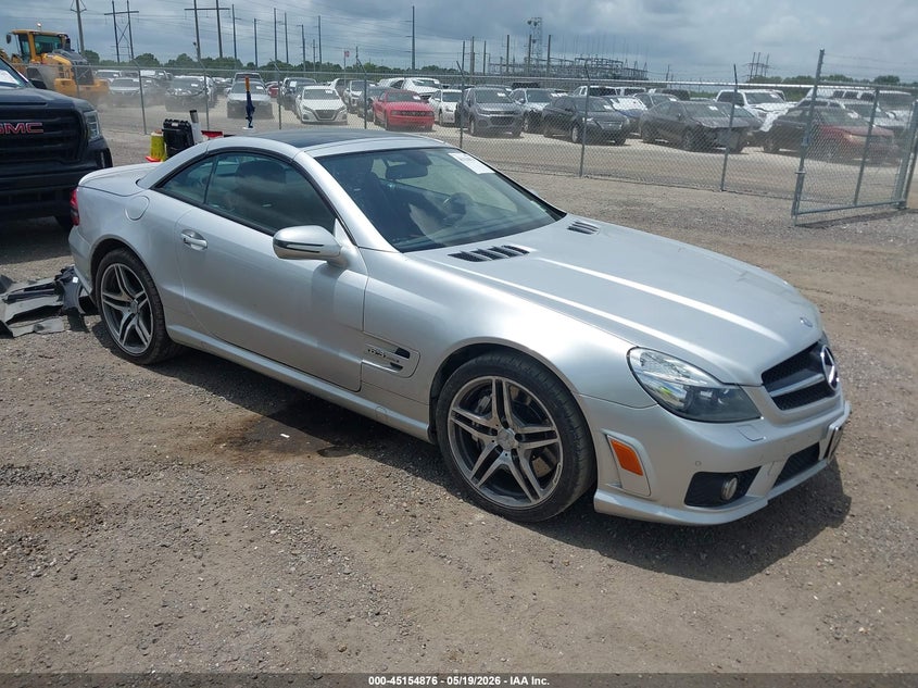 2009 Mercedes-benz Slc-klasse amg VIN WDBSK70F39F145297 IAAI salvage auction — WATER/FLOOD, Salvage (Louisiana), sold $11,000 on 2026-08-15 (photo 1)