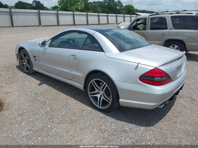 2009 Mercedes-benz Slc-klasse amg VIN WDBSK70F39F145297 IAAI salvage auction — WATER/FLOOD, Salvage (Louisiana), sold $11,000 on 2026-08-15 (photo 3)