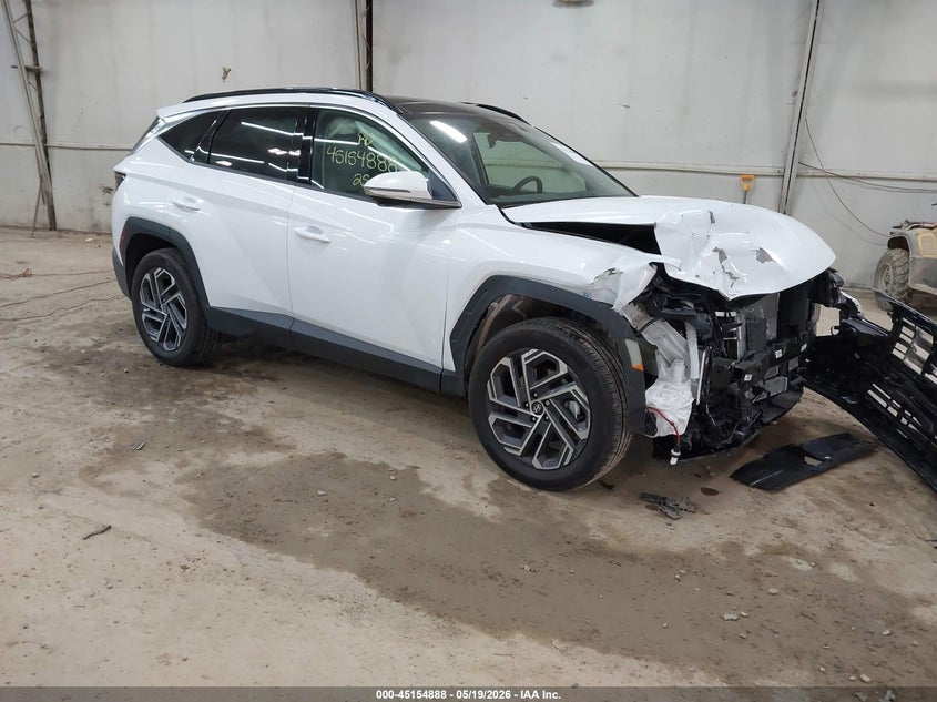 2025 Hyundai Tucson VIN KM8JEDD15SU392822 IAAI salvage auction — FRONT END, Salvage Title, sold $9,400 on 2026-07-12 (photo 1)
