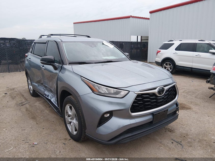 2020 Toyota Highlander VIN 5TDZZRAH9LS019802 IAAI salvage auction — RIGHT SIDE, Salvage (Texas), sold $8,650 on 2026-07-21 (photo 1)