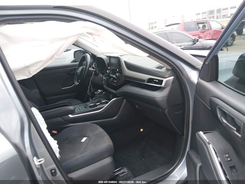 2020 Toyota Highlander VIN 5TDZZRAH9LS019802 IAAI salvage auction — RIGHT SIDE, Salvage (Texas), sold $8,650 on 2026-07-21 (photo 5)