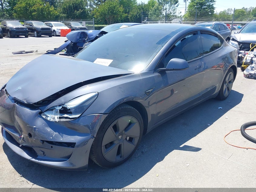 2022 Tesla Model y VIN 7SAYGAEE8NF380998 IAAI salvage auction — FRONT END, Salvage (Idaho), sold $10,750 on 2026-07-09 (photo 2)
