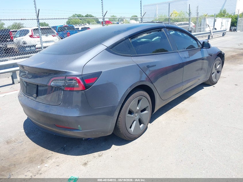 2022 Tesla Model y VIN 7SAYGAEE8NF380998 IAAI salvage auction — FRONT END, Salvage (Idaho), sold $10,750 on 2026-07-09 (photo 4)