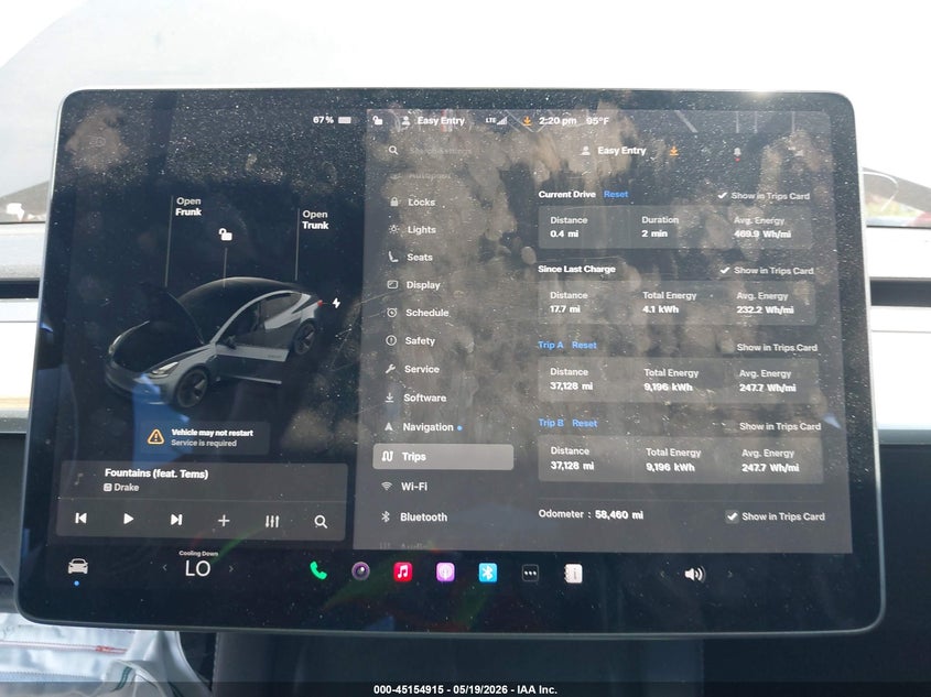 2022 Tesla Model y VIN 7SAYGAEE8NF380998 IAAI salvage auction — FRONT END, Salvage (Idaho), sold $10,750 on 2026-07-09 (photo 7)